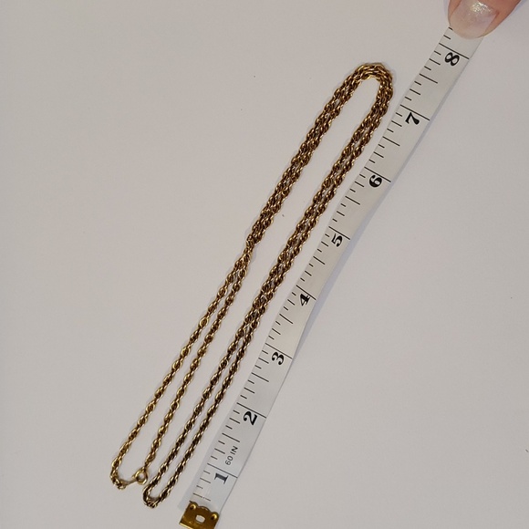 AJC Co. Vintage 12K Gold-Filled Rope Necklace - Picture 4 of 8